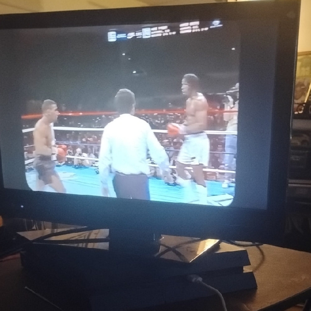Sony Black Flat-Screen TV for Gaming
